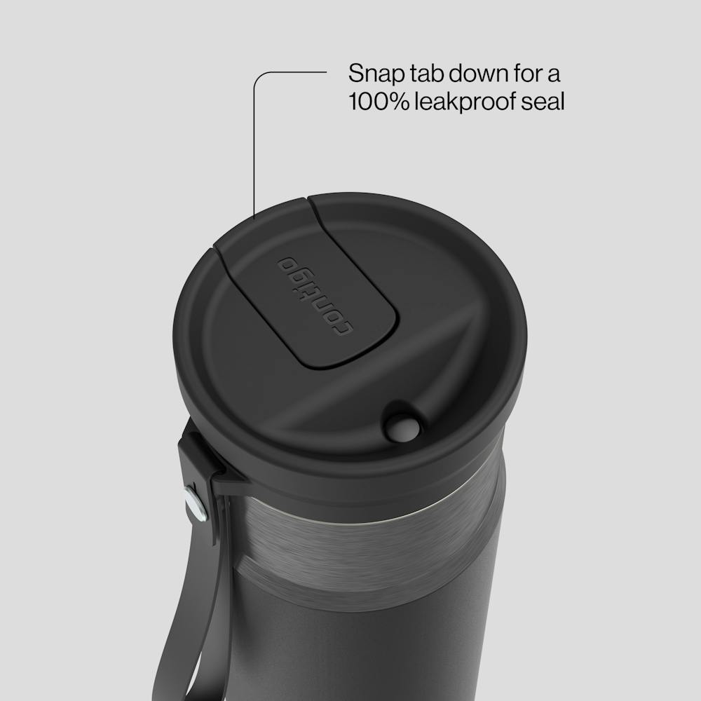 24oz SnapSeal™ Bottle - Licorice Gunmetal
