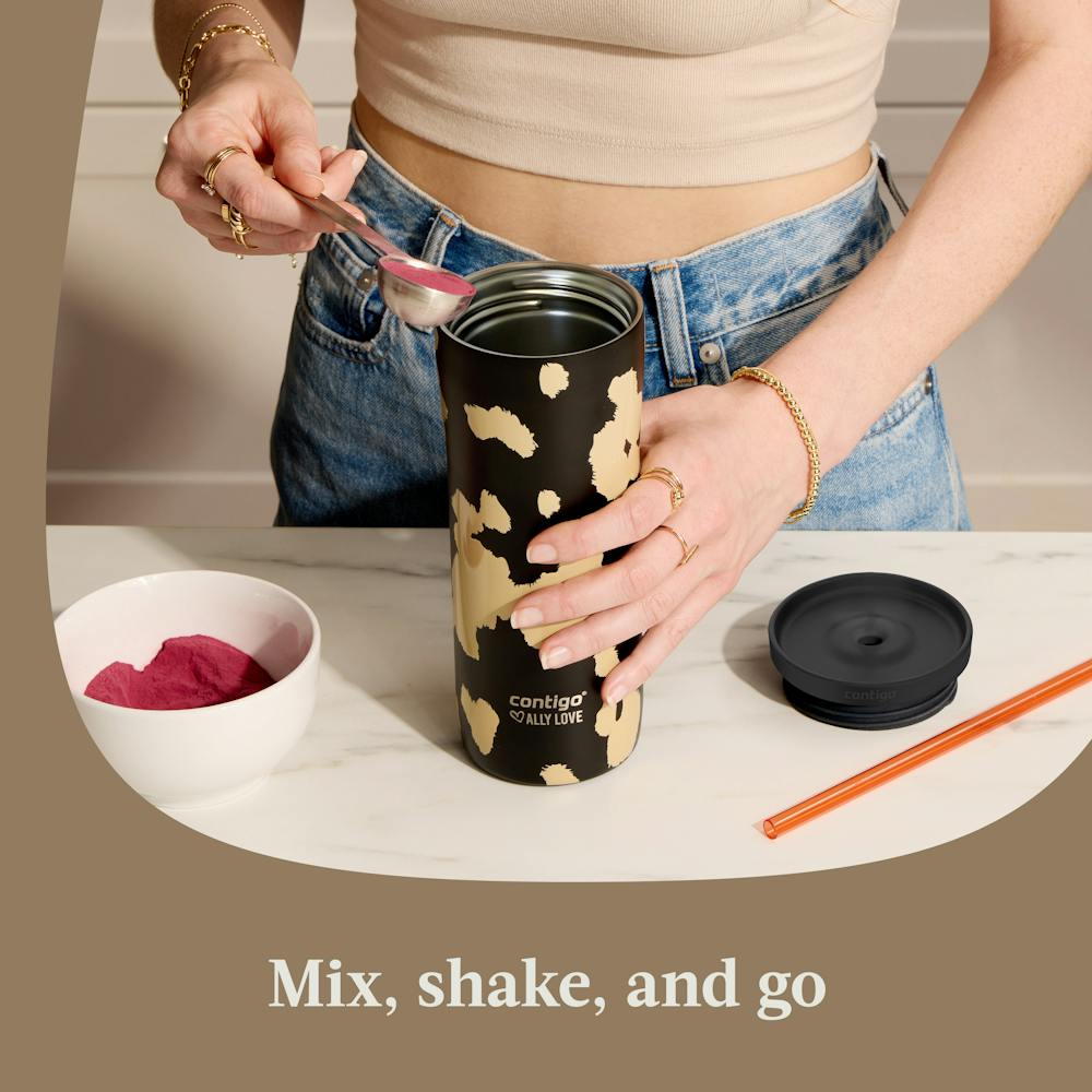 Contigo® x Ally Love Streeterville 2.0 Stainless Steel Tumbler with Straw, 24oz - Violet