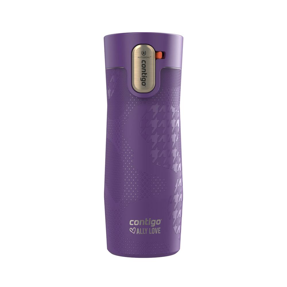 Contigo® x Ally Love West Loop 3.0 Stainless Steel Travel Mug with AUTOSEAL® Easy-Clean Lid, 16oz - Violet